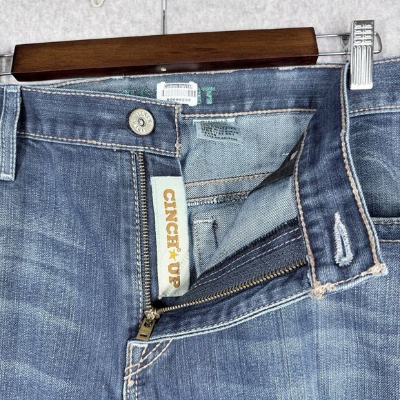 Cinch Grant Jeans Mens 38x36 (Fits 39x37) Med Wash Straight Leg Relaxed Fit - Picture 5 of 14
